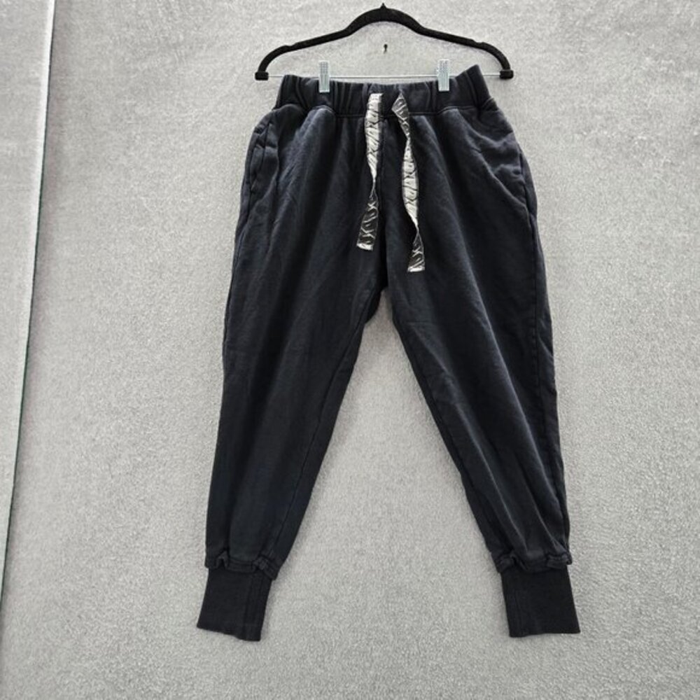 Gymshark Women‎ Activewear Pants S Black Jogger Logo 25" Inseam